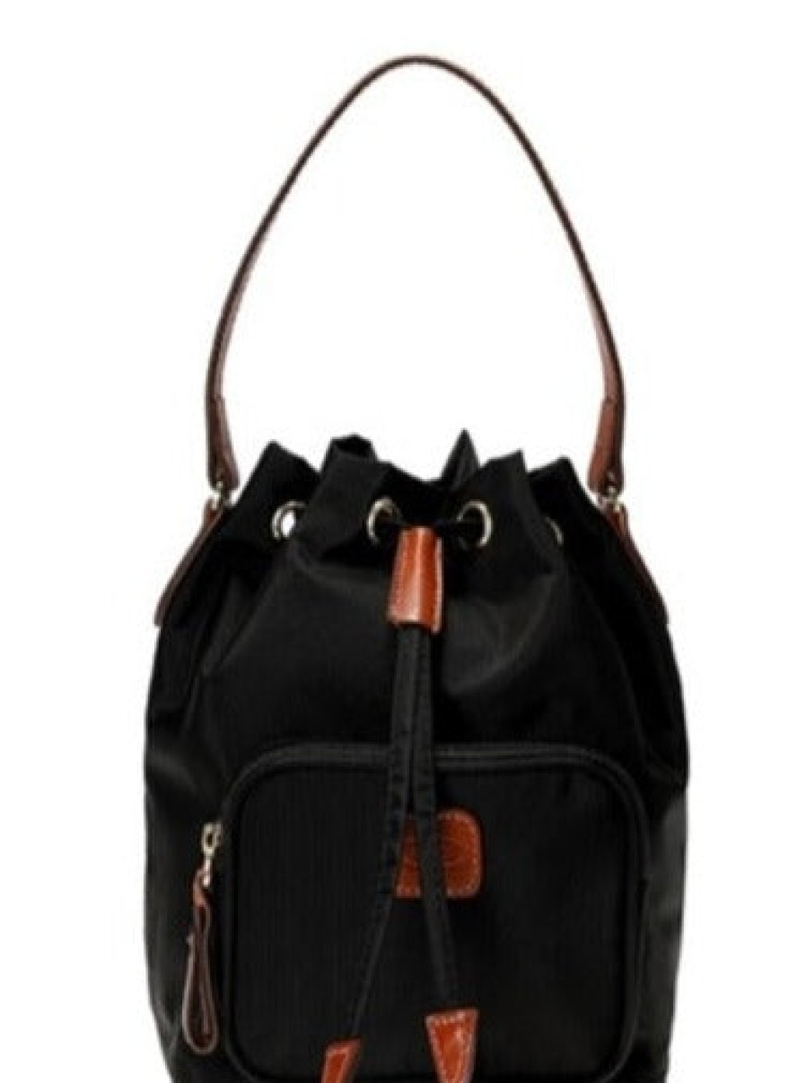 Bags London Luggage | X-Collection Recycled Nylon Bucket Bag - Black