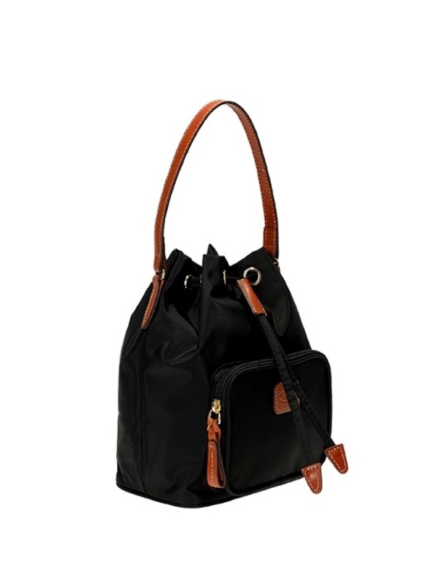 Bags London Luggage | X-Collection Recycled Nylon Bucket Bag - Black