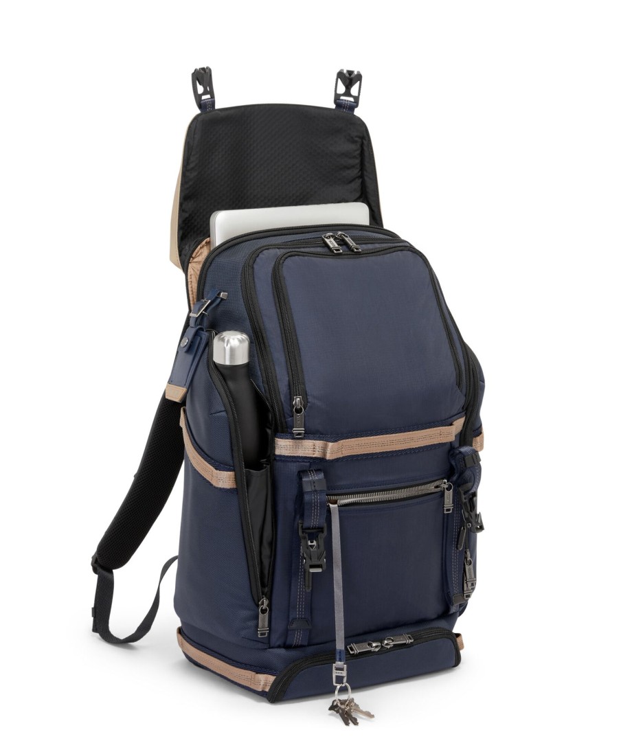 Bags London Luggage | Alpha Bravo Expedition Backpack - Midnight Navy/Khaki