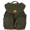 Bags London Luggage | X-Collection Nylon Small City Backpack - Olive