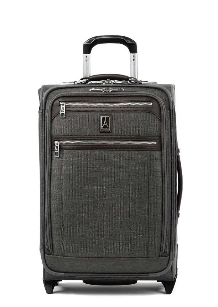 Luggage London Luggage | Platinum Elite 58Cm Expandable Rollaboard Suiter - Vintage Grey