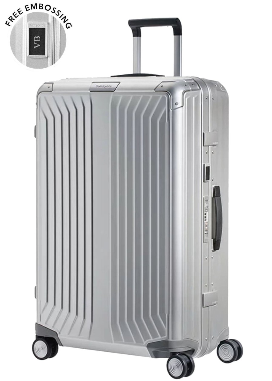 Luggage London Luggage | Lite-Box Alu Spinner Aluminium (4 Wheels) 76Cm - Aluminium