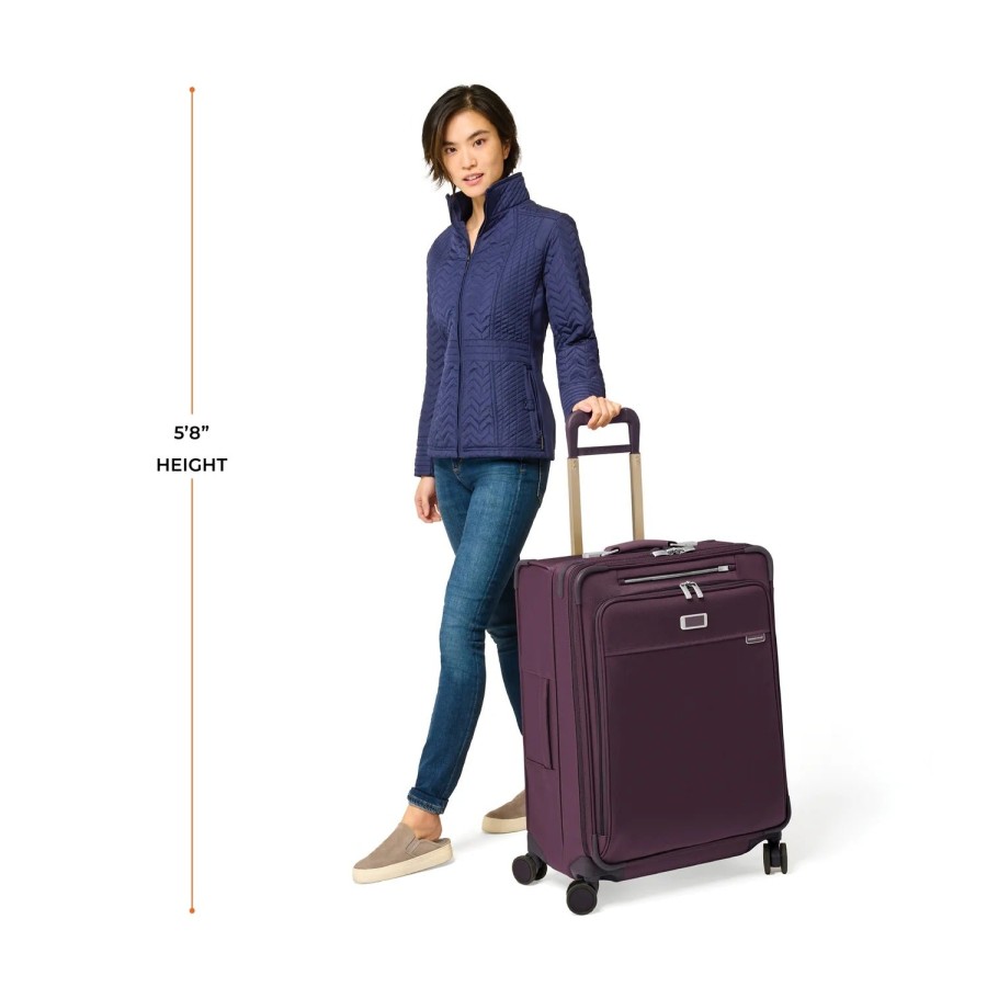 Luggage London Luggage | Baseline Limited Edition Medium Expandable Spinner - Plum