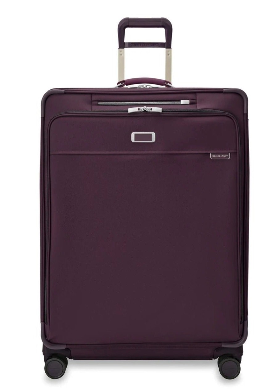 Luggage London Luggage | Baseline Limited Edition Extra Large Expandable Spinner - Plum