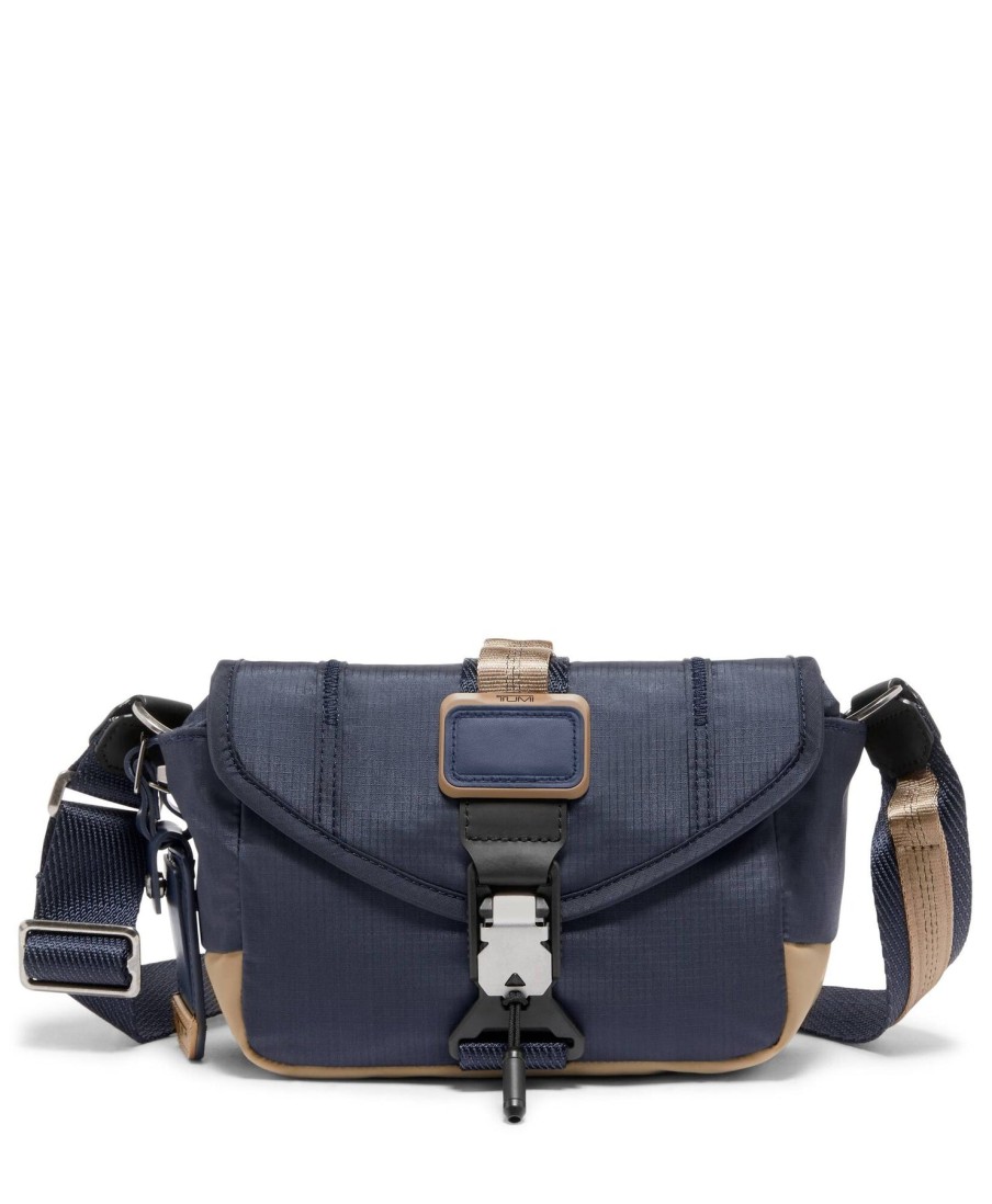 Bags London Luggage | Alpha Bravo Compass Flap Crossbody - Midnight Navy/Khaki