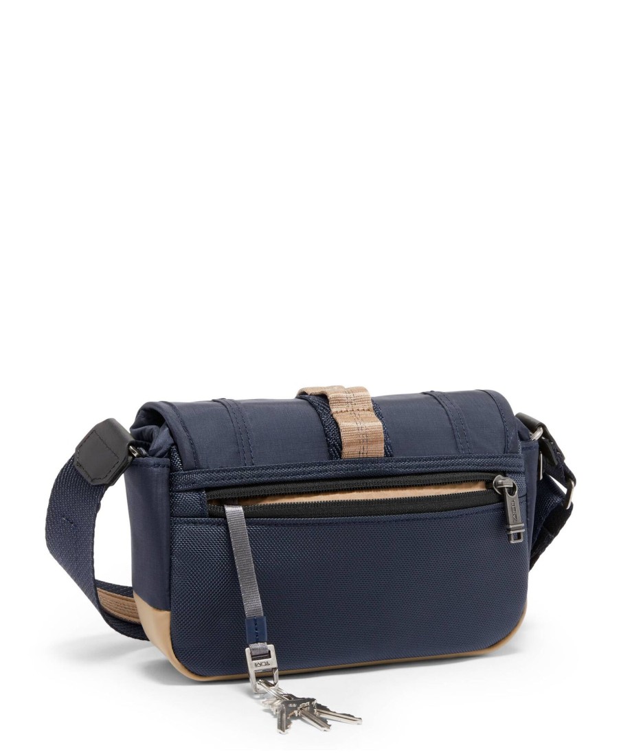 Bags London Luggage | Alpha Bravo Compass Flap Crossbody - Midnight Navy/Khaki