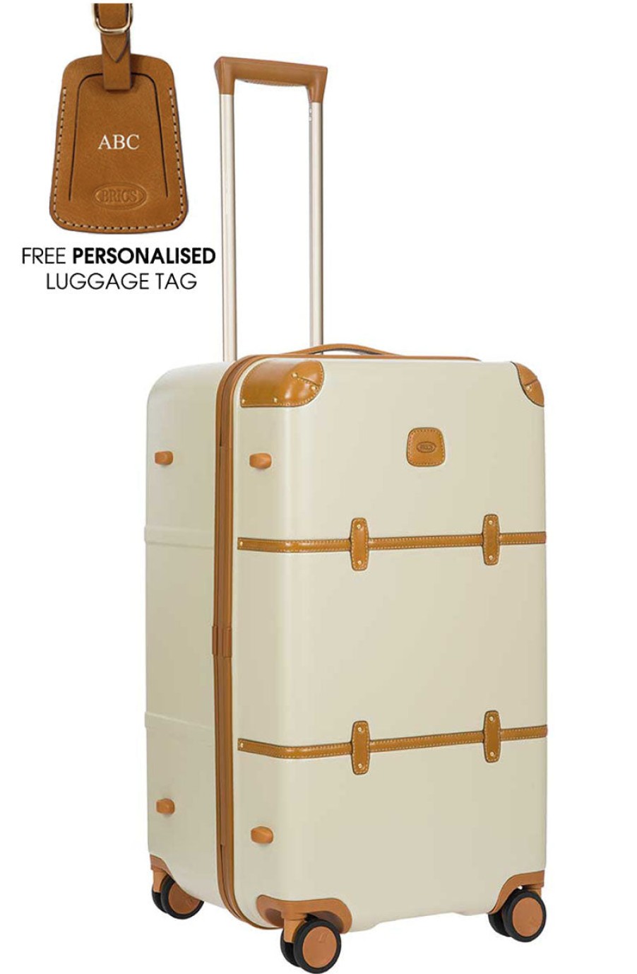 Luggage London Luggage | Bellagio 2 Large Travel Trunk - Cream