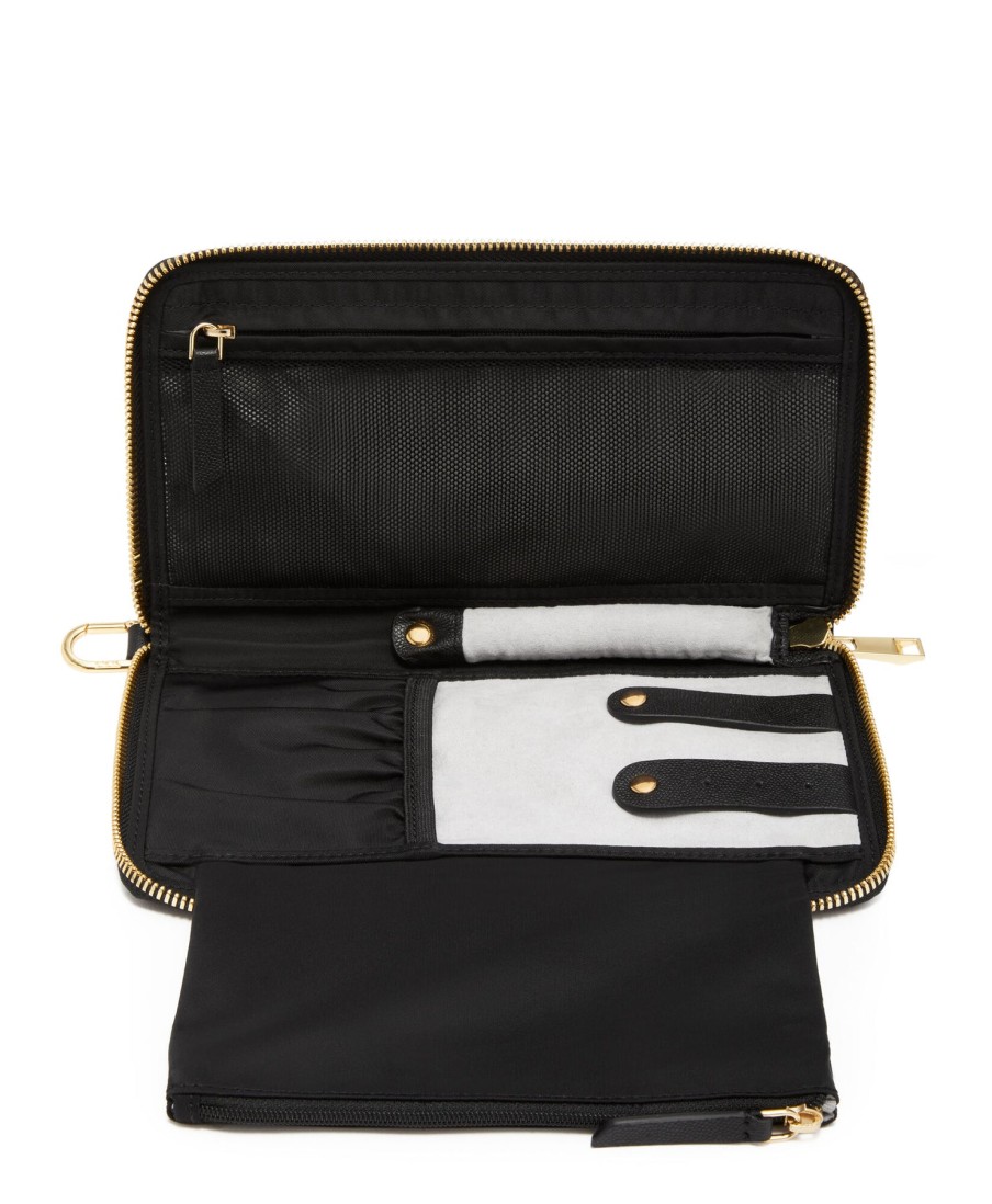 Accessories London Luggage | Voyageur Vevay Jewelry Portfolio - Black/Gold