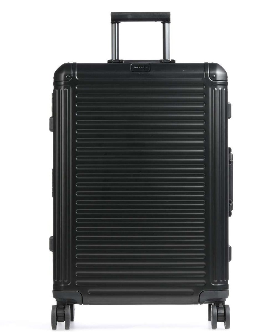 Luggage London Luggage | Travelite Next Spinner (4 Wheels) 67Cm - Black