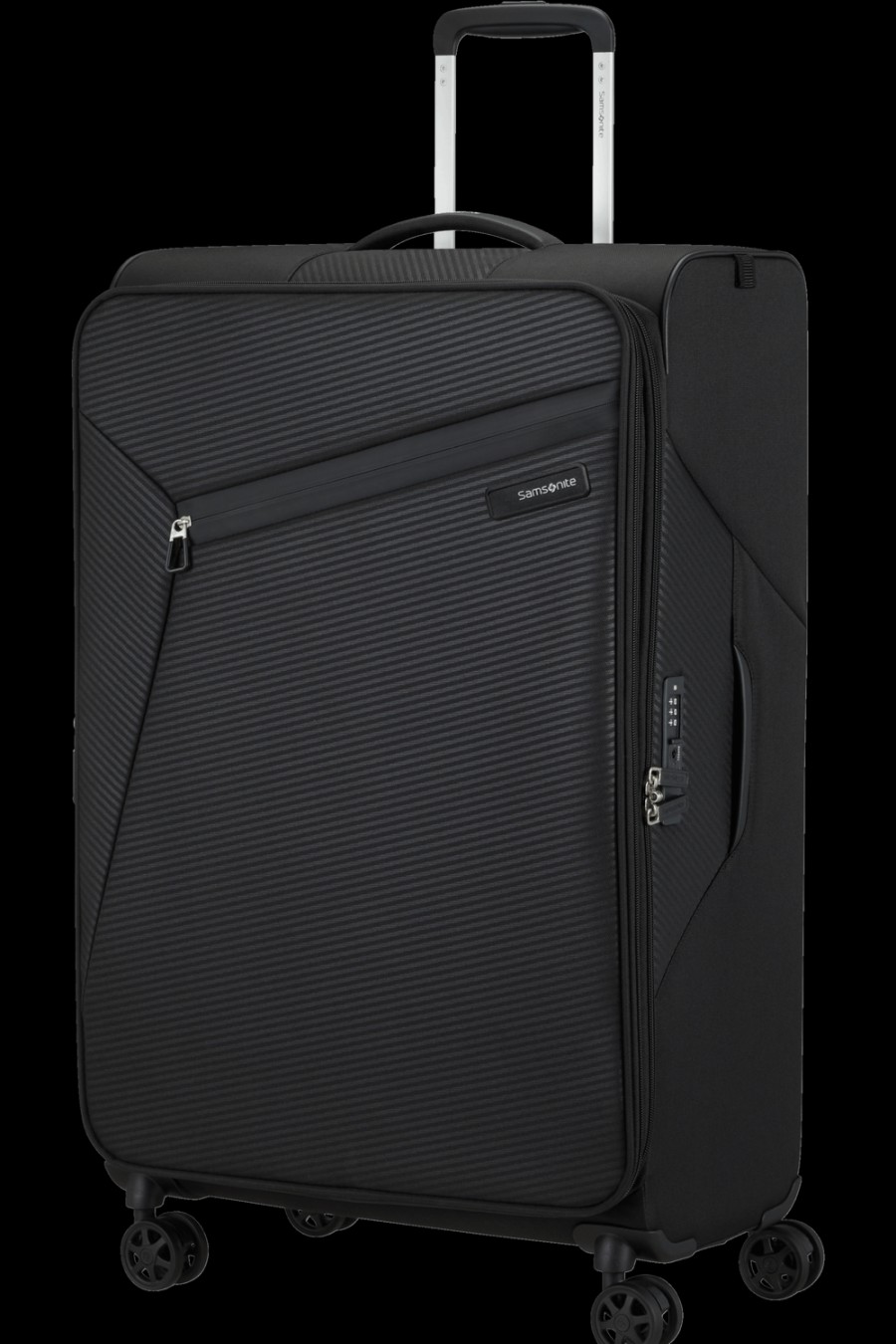 Luggage London Luggage | Litebeam Spinner Expandable (4 Wheels) 77Cm - Black