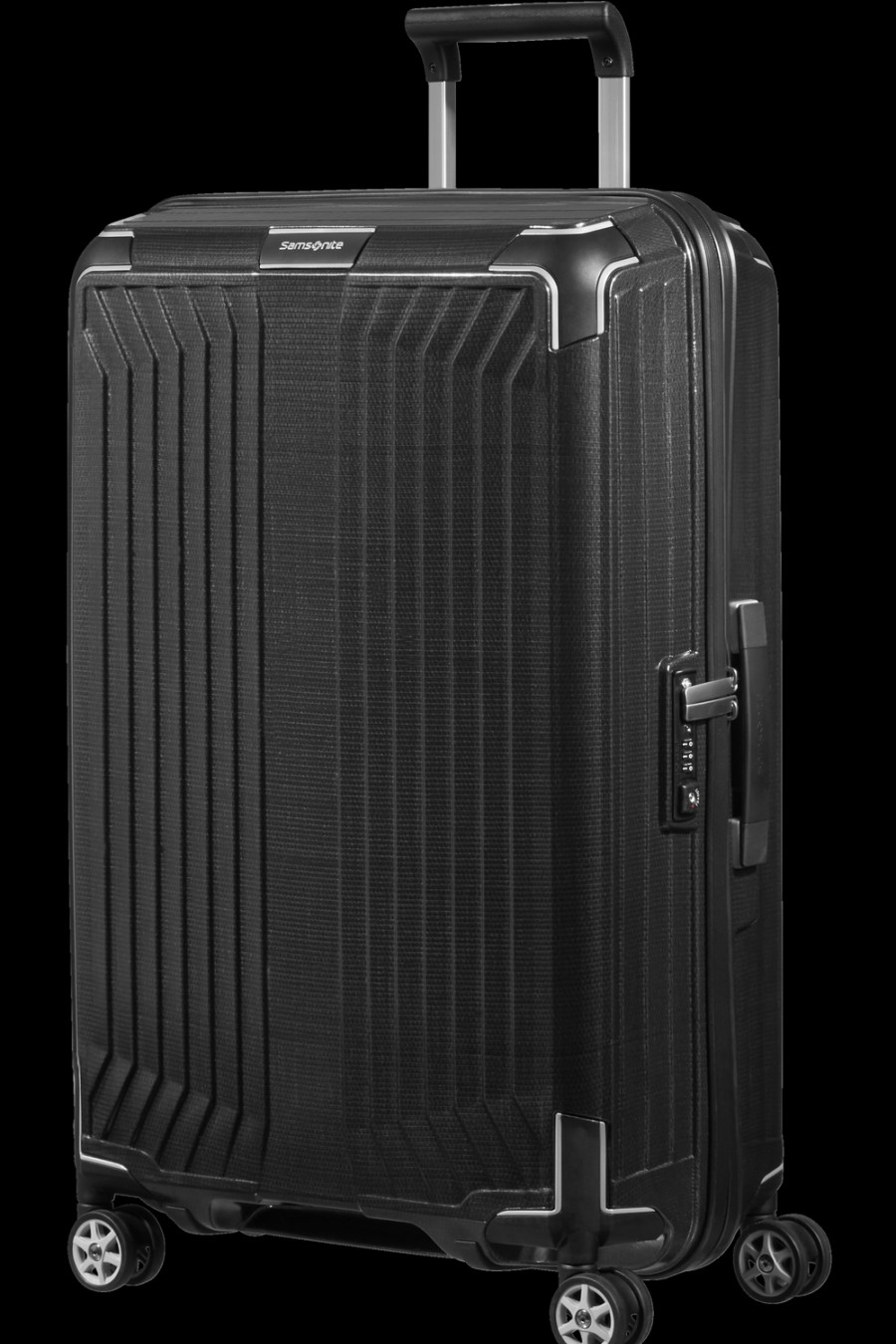 Luggage London Luggage | Lite-Box Spinner (4 Wheels) 69Cm - Black