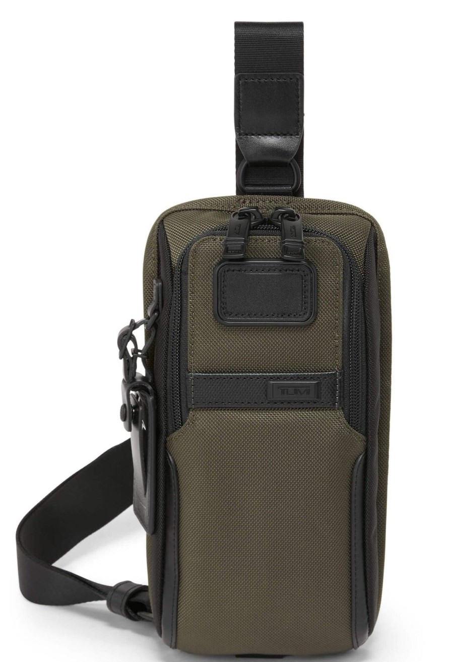 Bags London Luggage | Alpha 3 Compact Sling - Olive Night