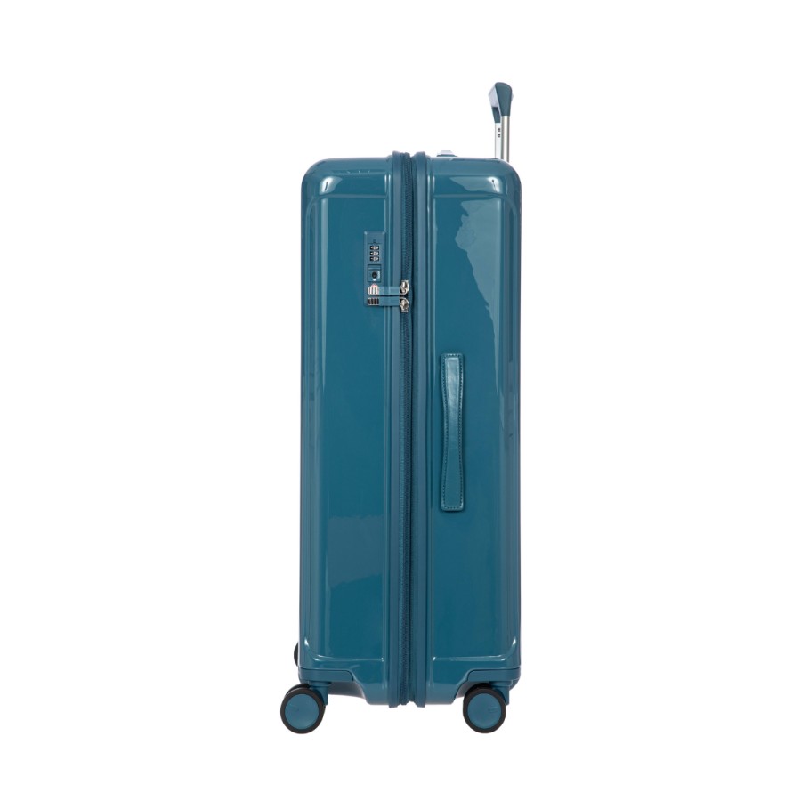 Luggage London Luggage | Positano Large Monochrome Trolley 78Cm - Petrol