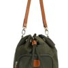 Bags London Luggage | X-Collection Recycled Nylon Bucket Bag - Olive