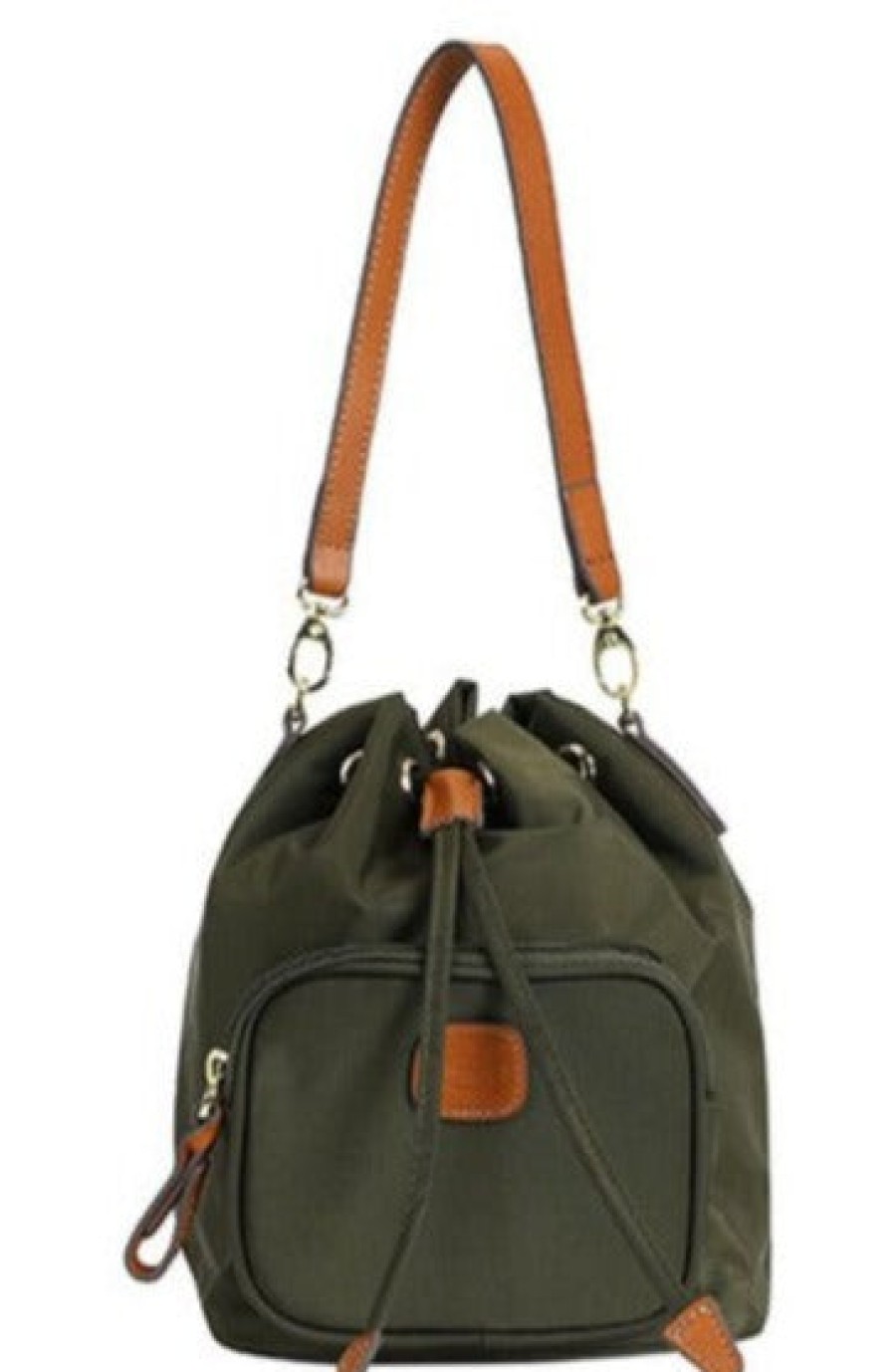 Bags London Luggage | X-Collection Recycled Nylon Bucket Bag - Olive