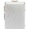 Luggage London Luggage | 19 Degree Aluminum Extended Trip Packing Case - Texture Silver