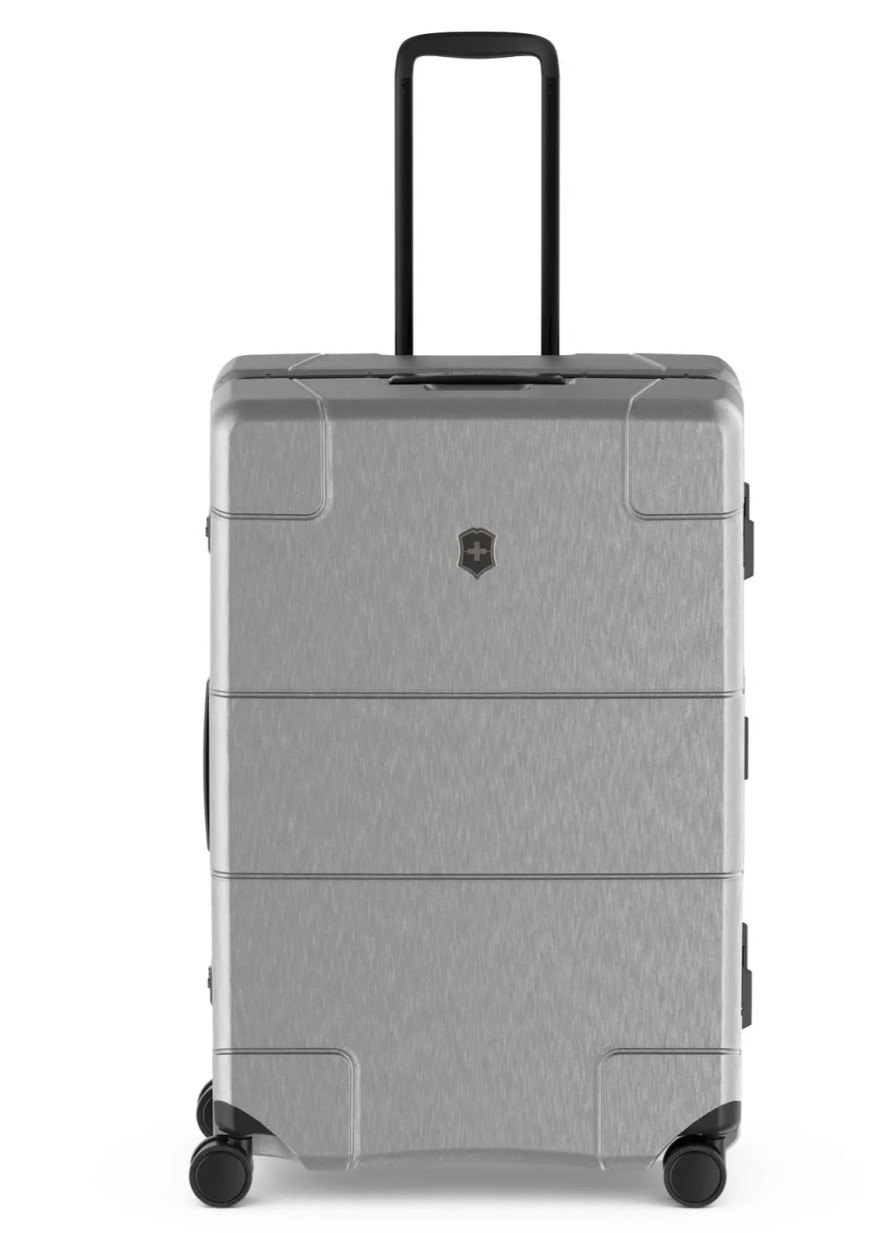 Luggage London Luggage | Lexicon Framed Series Large Hardside Case - Silver