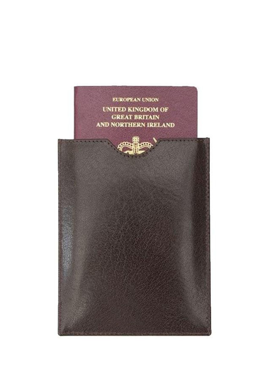 Accessories London Luggage | Primehide Luxury Passport Holder Rfid Safe