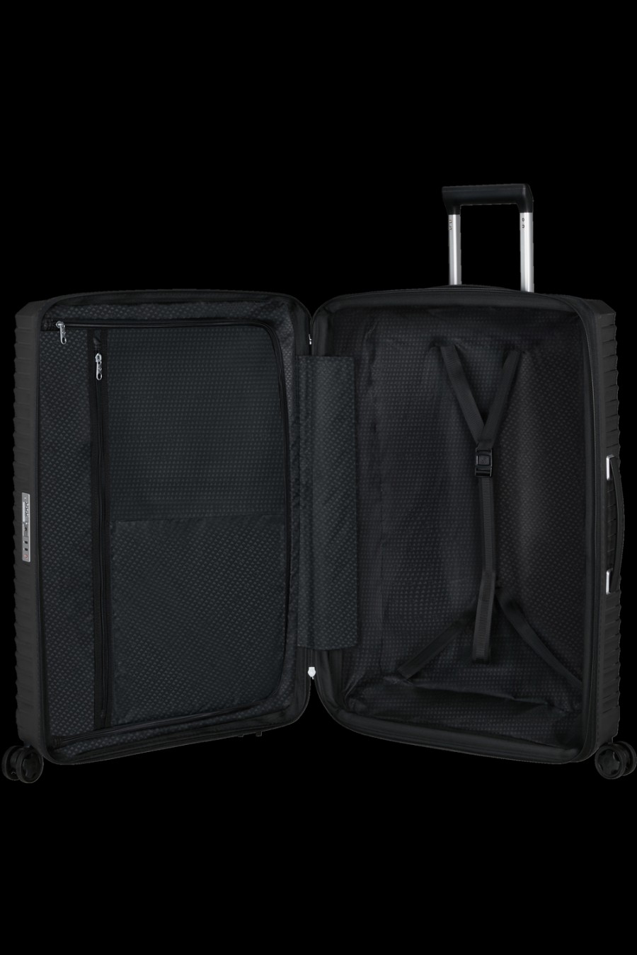 Luggage London Luggage | Upscape Spinner Expandable (4 Wheels) 81Cm - Black