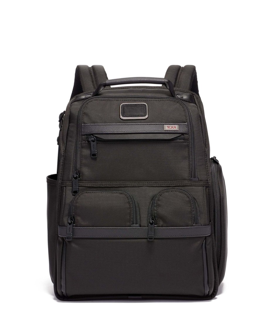 Bags London Luggage | Alpha 3 Compact Laptop Brief Backpack - Black