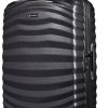 Luggage London Luggage | Lite-Shock 75Cm Spinner (4 Wheel) - Black