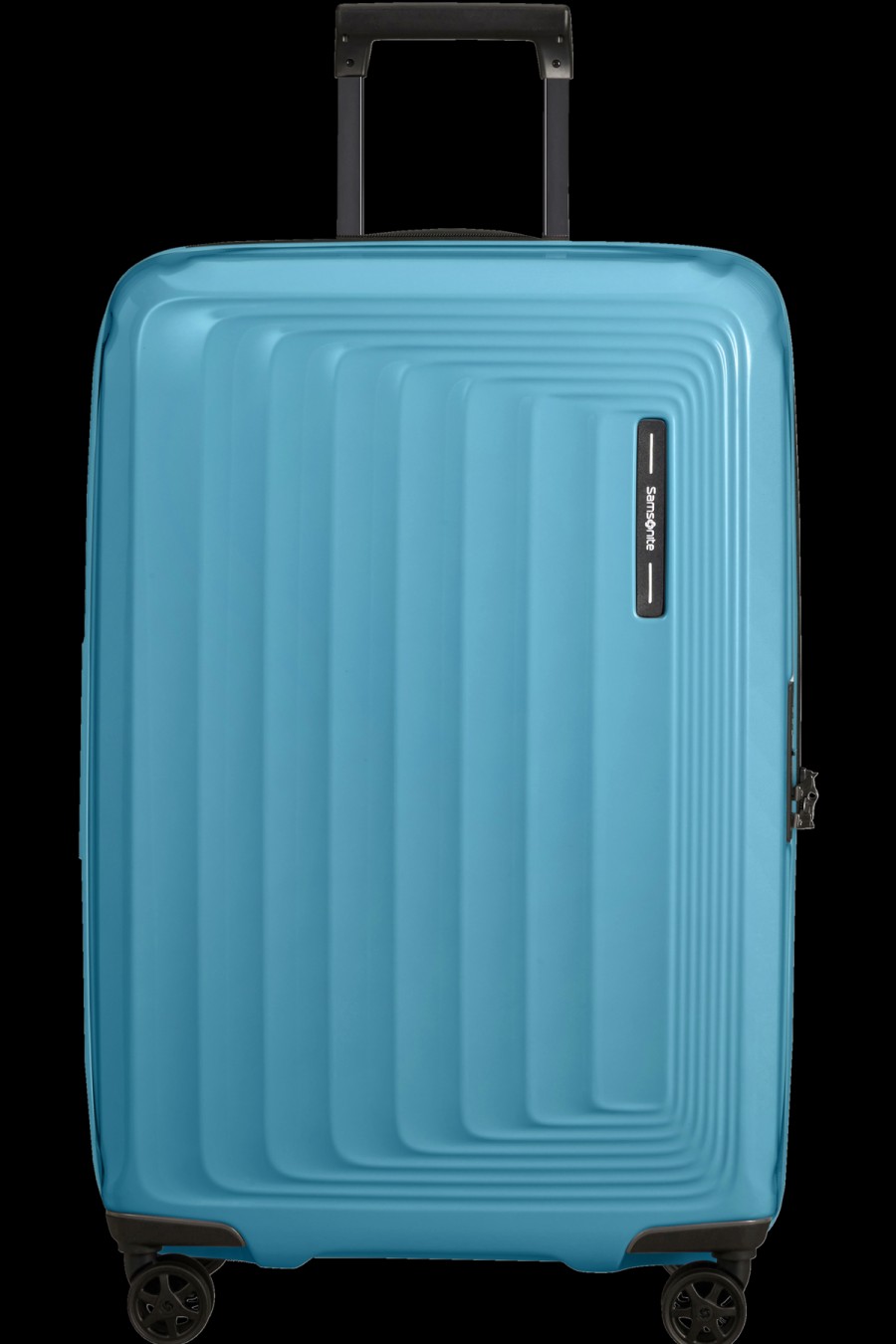 Luggage London Luggage | Nuon Spinner Expandable (4 Wheels) 69Cm - Metallic Ocean Blue