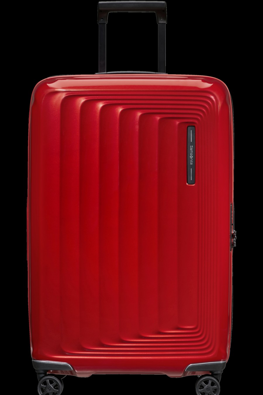 Luggage London Luggage | Nuon Spinner Expandable (4 Wheels) 69Cm - Metallic Red