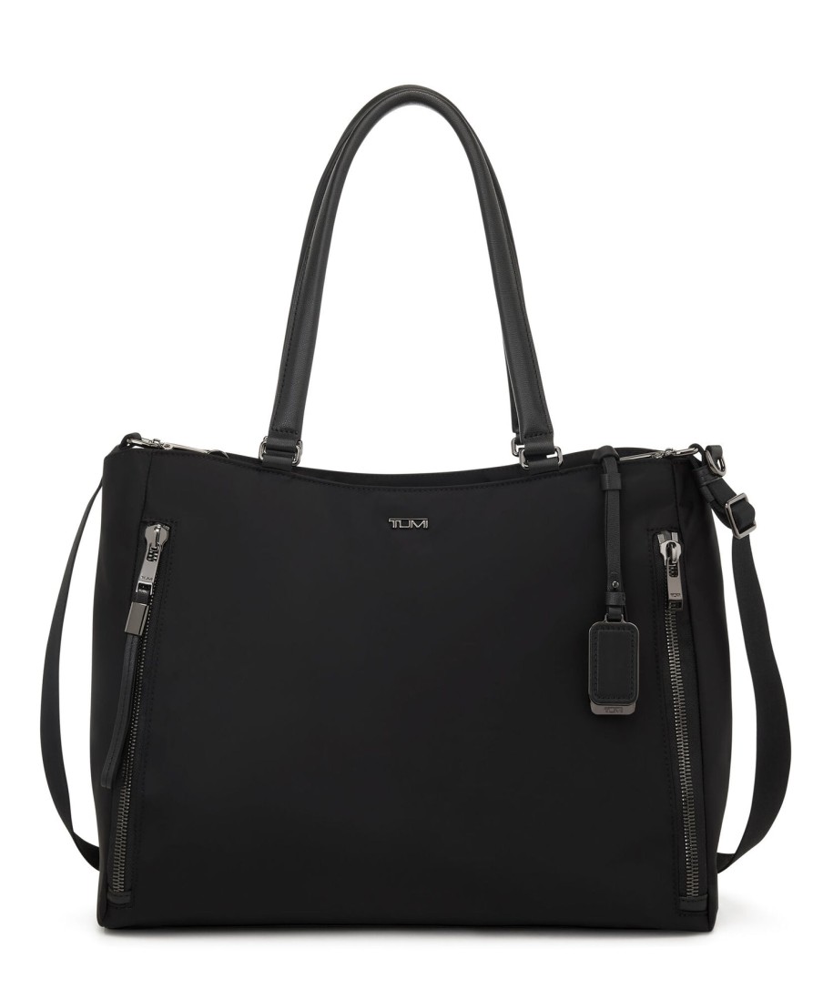 Bags London Luggage | Voyageur Valetta Large Tote - Black/Gunmetal