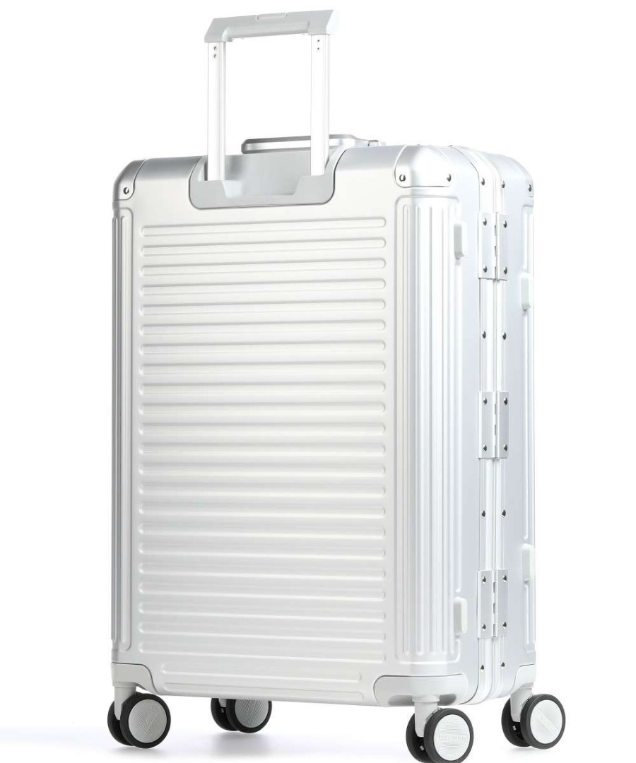 Luggage London Luggage | Travelite Next Spinner (4 Wheels) 67Cm - Silver