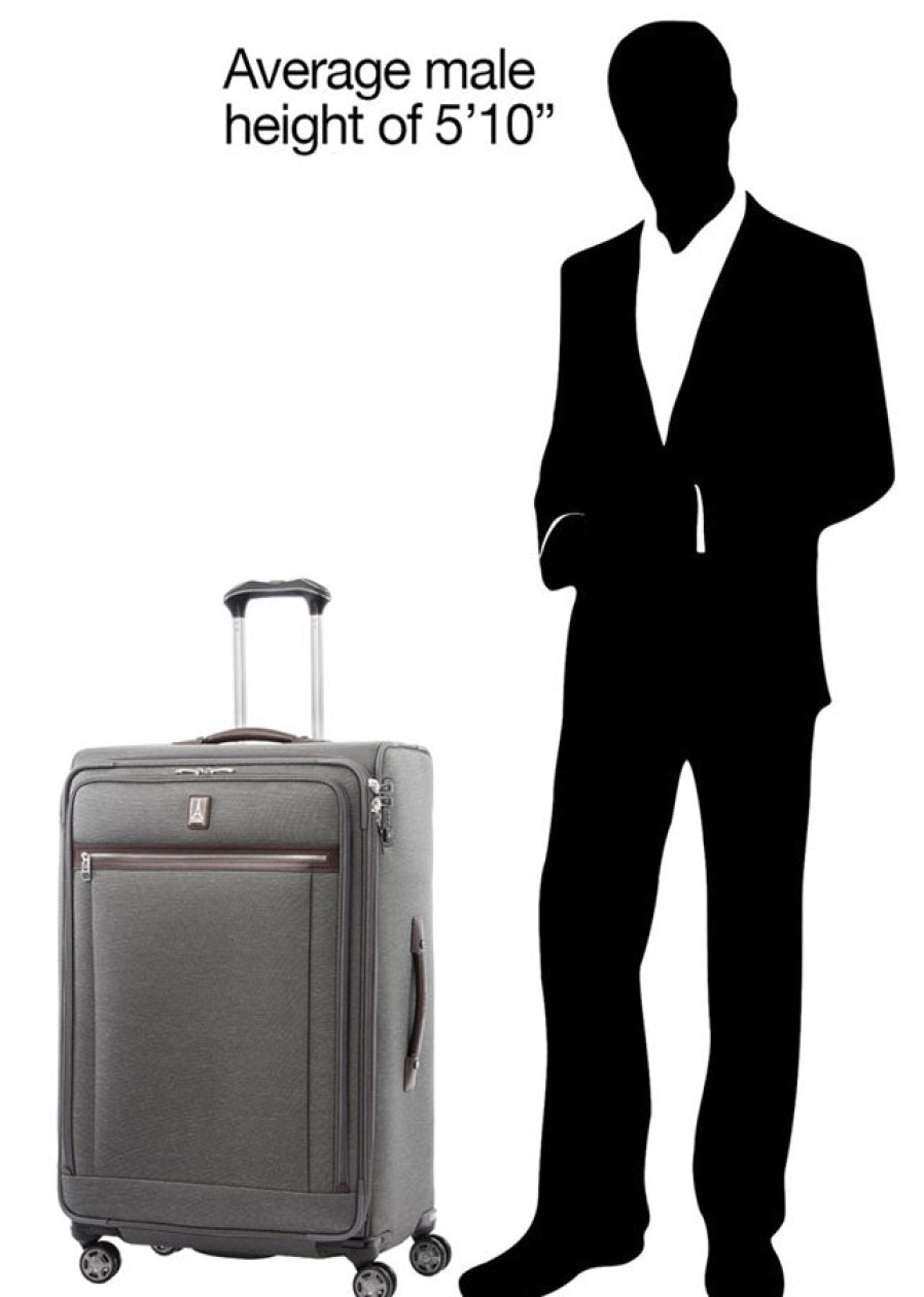 Luggage London Luggage | Platinum Elite 82Cm Expandable Spinner - Vintage Grey