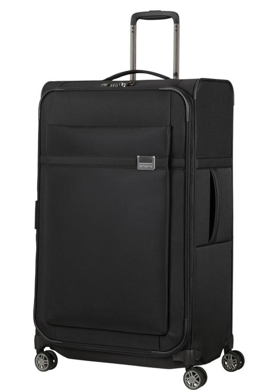 Luggage London Luggage | Airea Expandable 78Cm Spinner (4 Wheels) - Black