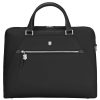 Bags London Luggage | Victoria Signature Briefcase - Black