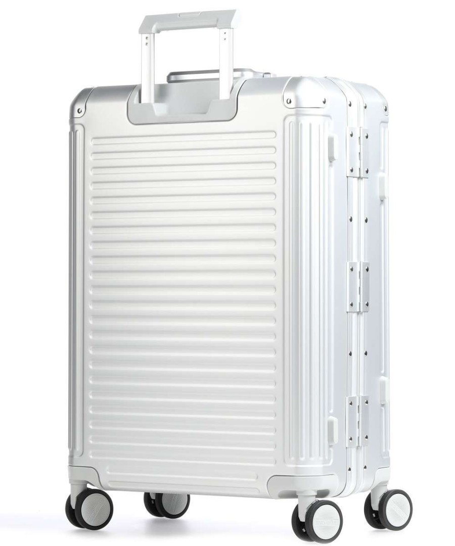 Luggage London Luggage | Travelite Next Spinner (4 Wheels) 77Cm - Silver