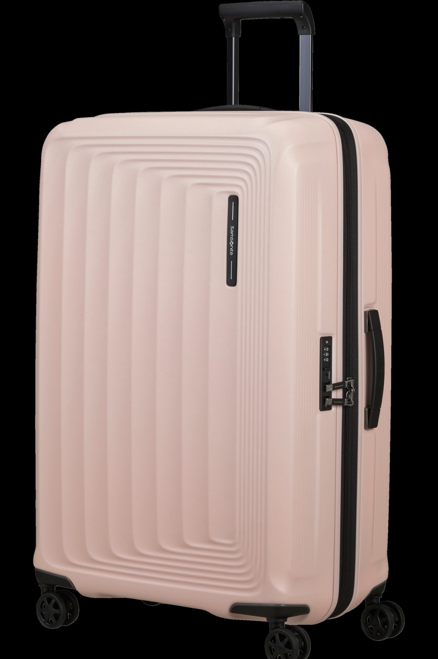 Luggage London Luggage | Nuon Spinner Expandable (4 Wheels) 75Cm - Matt Powder Pink