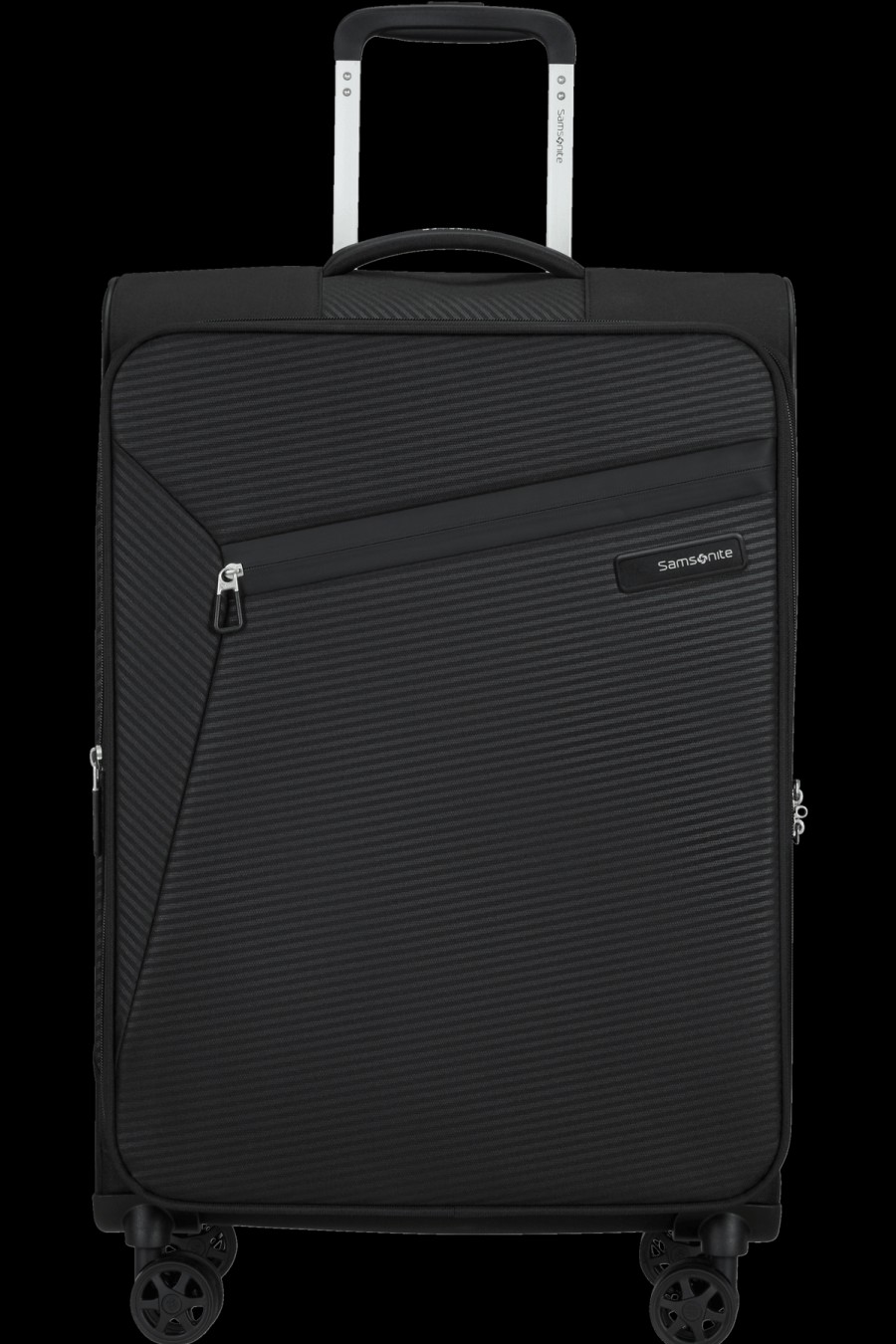 Luggage London Luggage | Litebeam Spinner Expandable (4 Wheels) 66Cm - Black