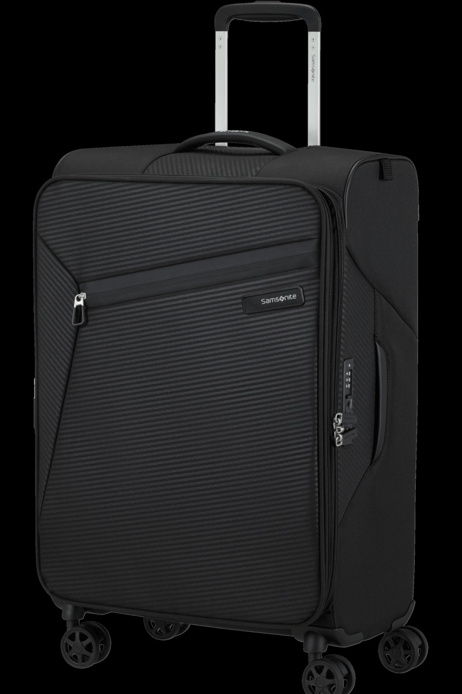 Luggage London Luggage | Litebeam Spinner Expandable (4 Wheels) 66Cm - Black