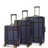 Luggage London Luggage | Vintage Set Of 3 Suitcases - Navy