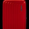 Luggage London Luggage | Nuon Spinner Expandable (4 Wheels) 81Cm - Metallic Red