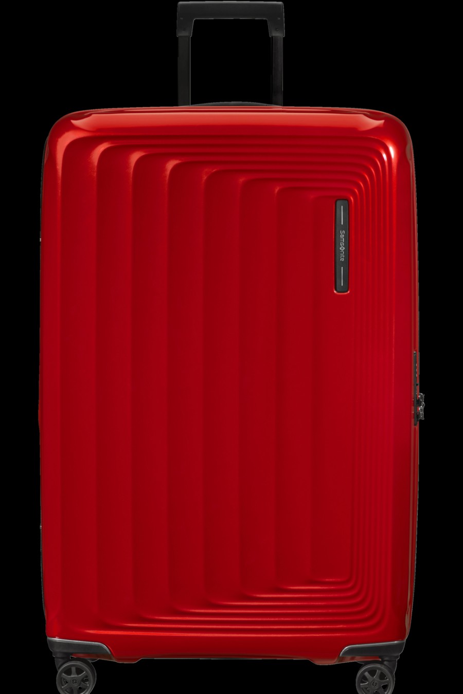 Luggage London Luggage | Nuon Spinner Expandable (4 Wheels) 81Cm - Metallic Red