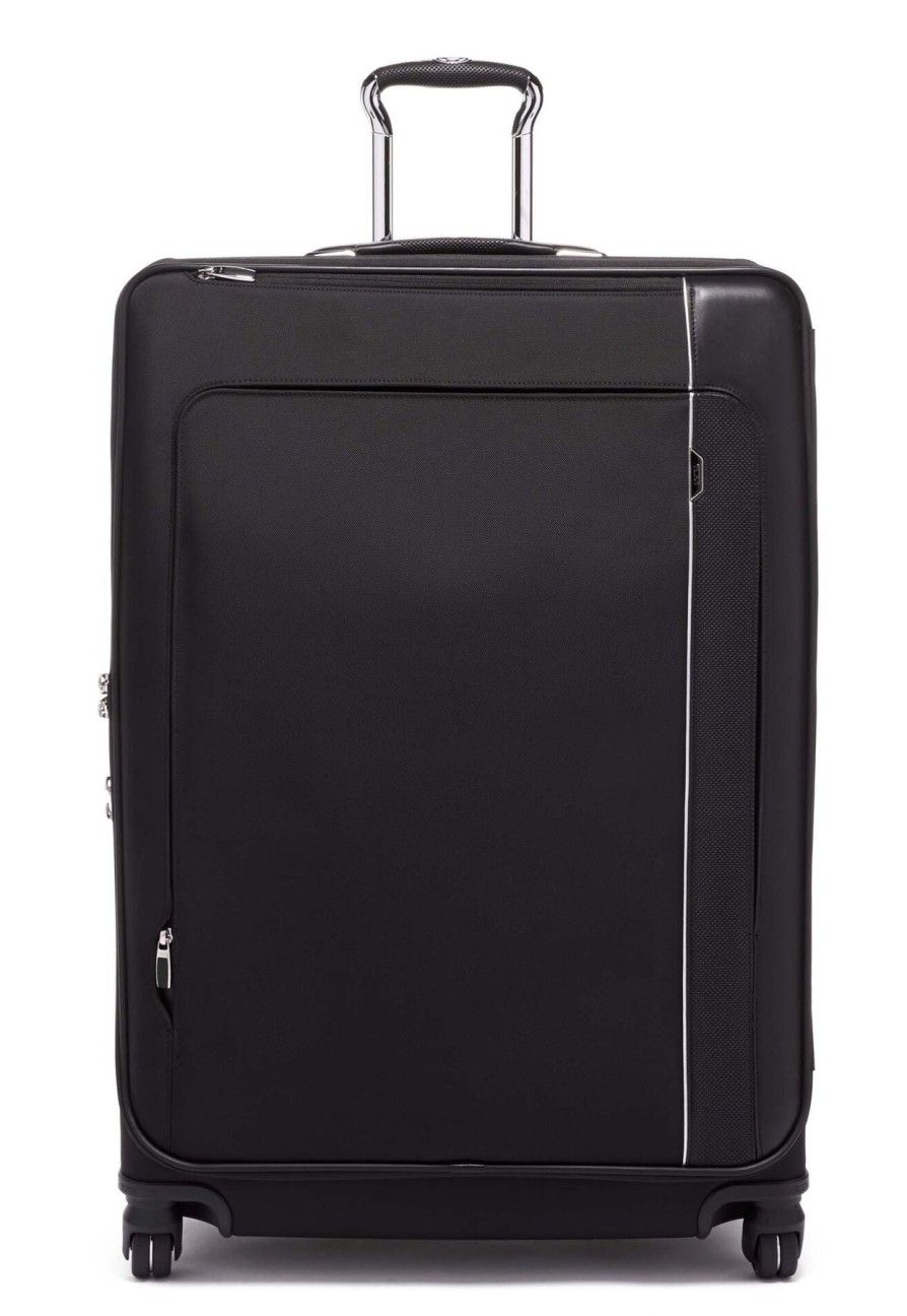 Luggage London Luggage | Arrive Extended Dual Access 4 Wheeled Packing Case - Black