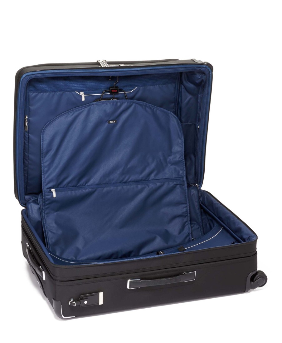 Luggage London Luggage | Arrive Extended Dual Access 4 Wheeled Packing Case - Black