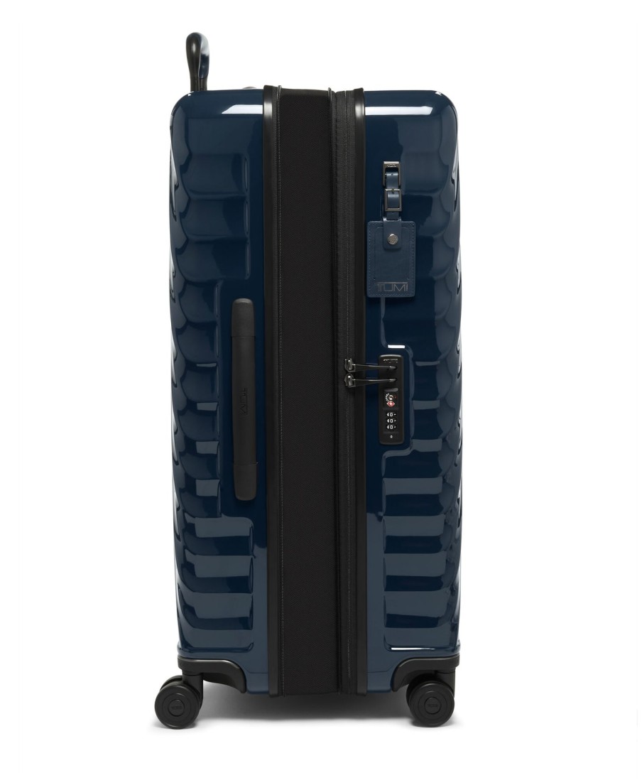 Luggage London Luggage | 19 Degree Extended Trip Expandable 4 Wheeled Packing Case - Navy