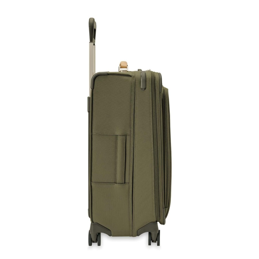 Luggage London Luggage | Baseline Medium Expandable Spinner - Olive