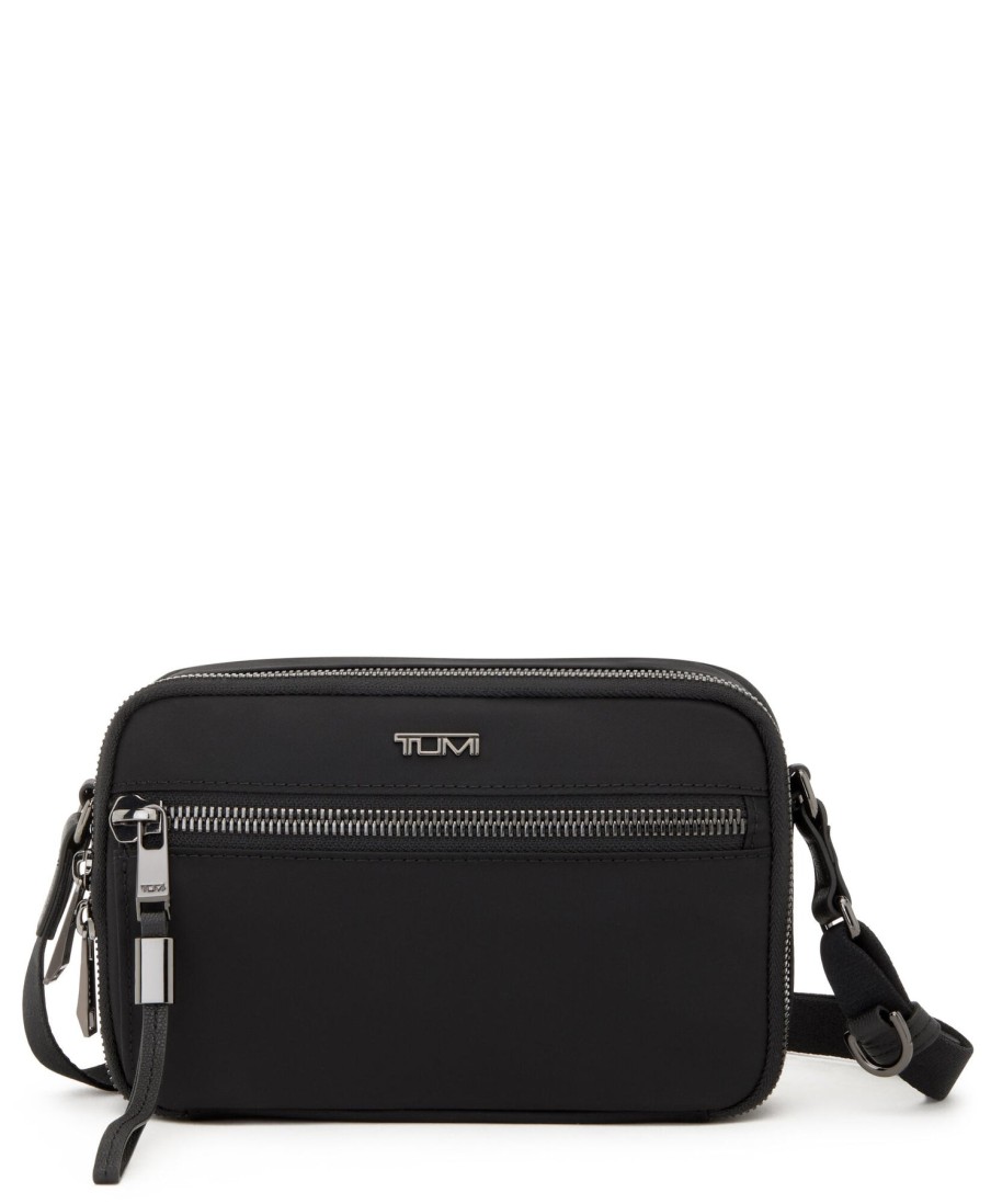 Bags London Luggage | Voyageur Langley Crossbody - Black/Gunmetal