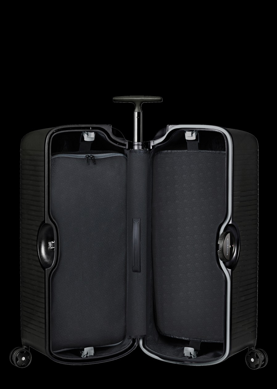 Luggage London Luggage | Ibon Spinner (4 Wheels) 76Cm - Black