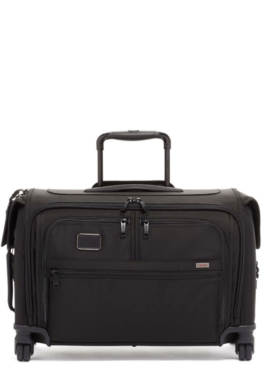 Bags London Luggage | Alpha 3 Garment 4 Wheeled Carry-On - Black