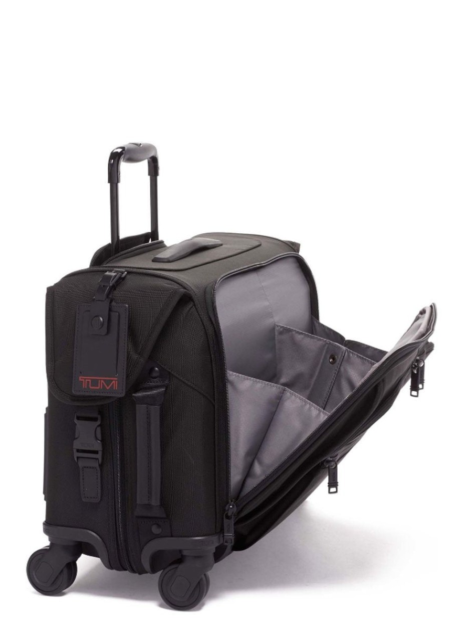 Bags London Luggage | Alpha 3 Garment 4 Wheeled Carry-On - Black