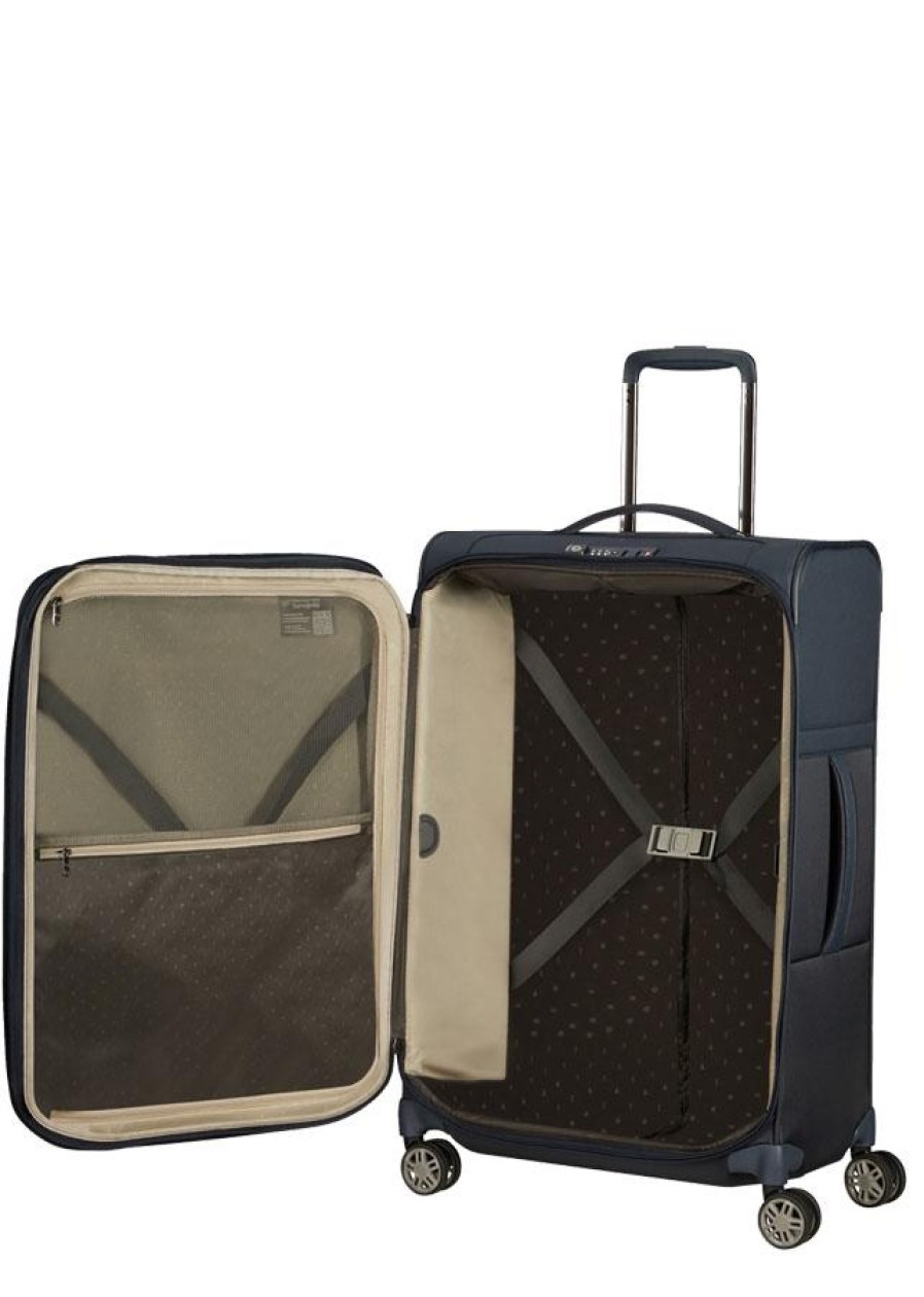 Luggage London Luggage | Airea Expandable 67Cm Spinner (4 Wheels) - Dark Blue