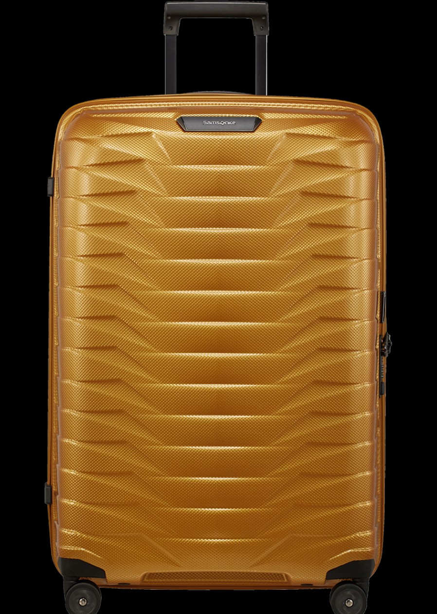 Luggage London Luggage | Proxis Spinner (4 Wheels) 75Cm - Honey Gold