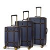 Luggage London Luggage | Vintage Set Of 3 Suitcases - Navy